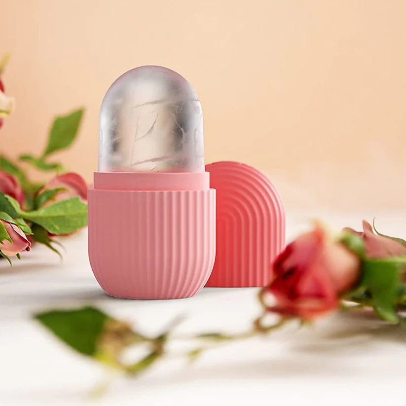 GlowForm Beauty Ice Roller - Reusable Facial & Eye Massager