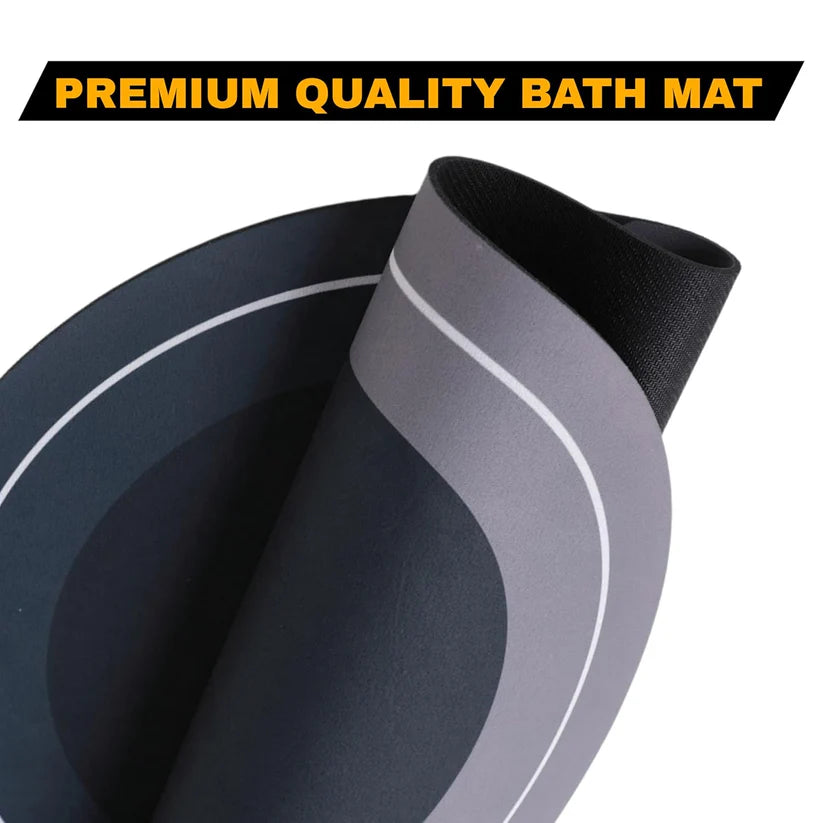 Non-Slip Oval Super Absorbent Bath Mat