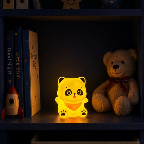 Cute Panda Silicone Night  Lamp For Kids' Bedroom & Nursery