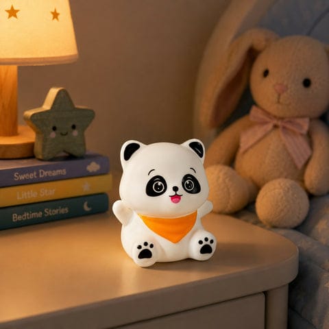 Cute Panda Silicone Night  Lamp For Kids' Bedroom & Nursery