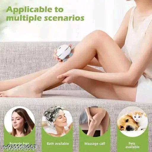 Smart Electric Scalp & Body Massager With 4 Detachable Heads